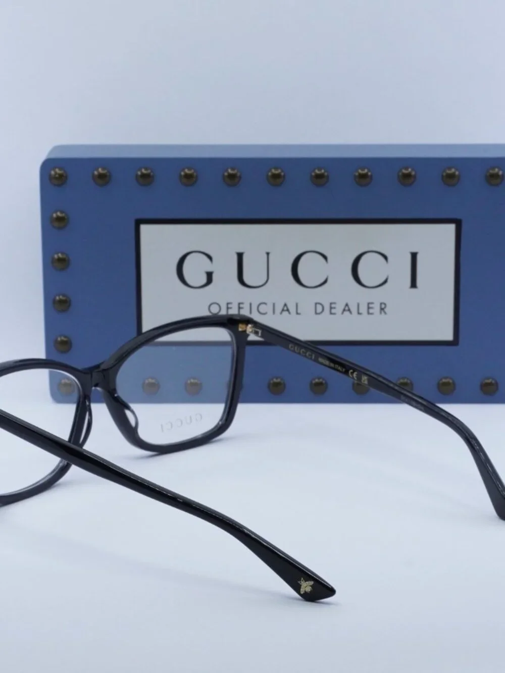 Gucci GG0025O 001 Cat Eye Eyeglasses - Black